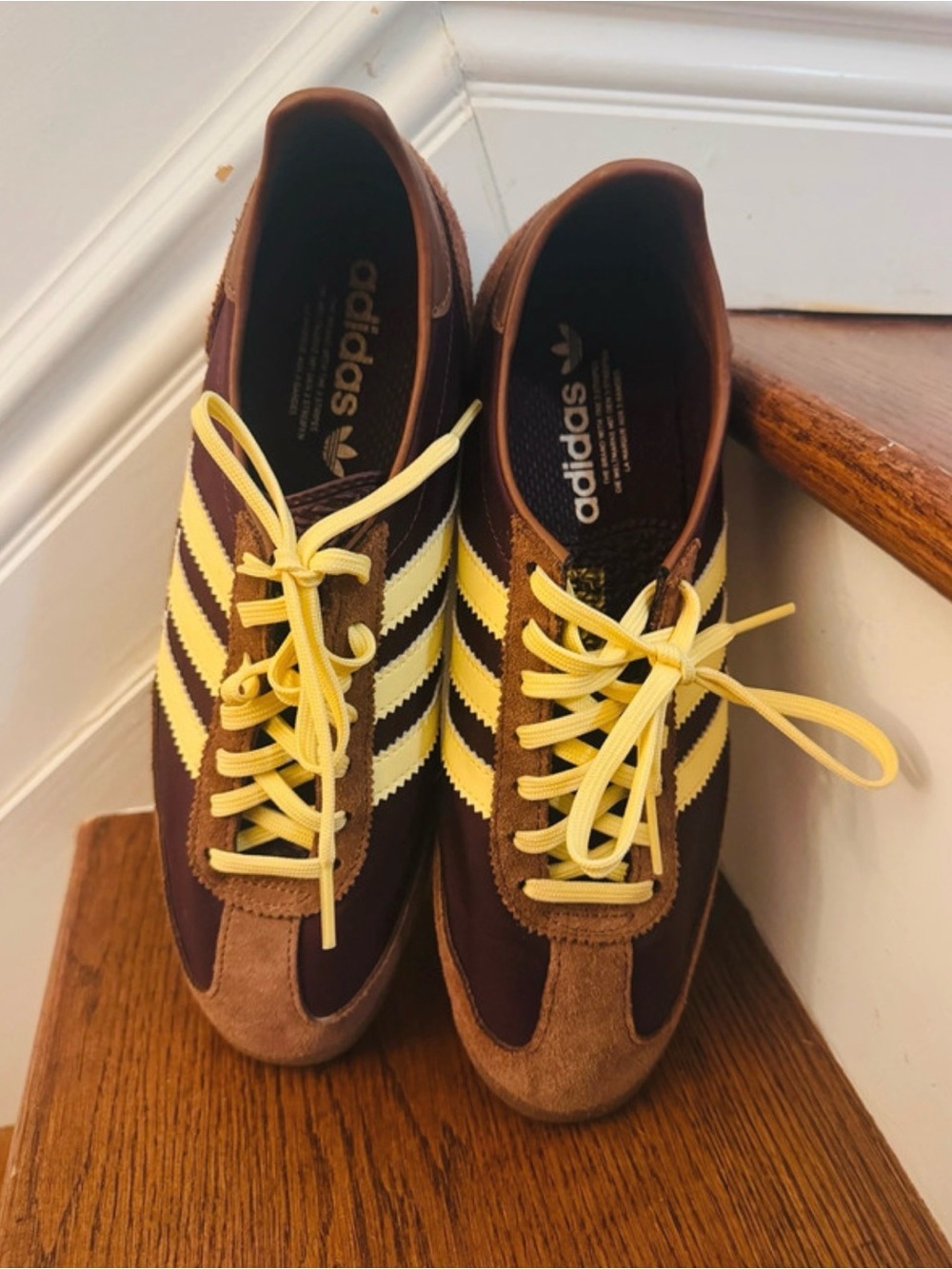 adidas Burgundy and Orange Athletic Sneaker